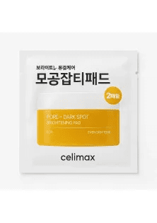 Celimax Тонер-пэды для выравнивания тона и рельефа кожи Pore+Dark Spot Brightening Pad 2шт