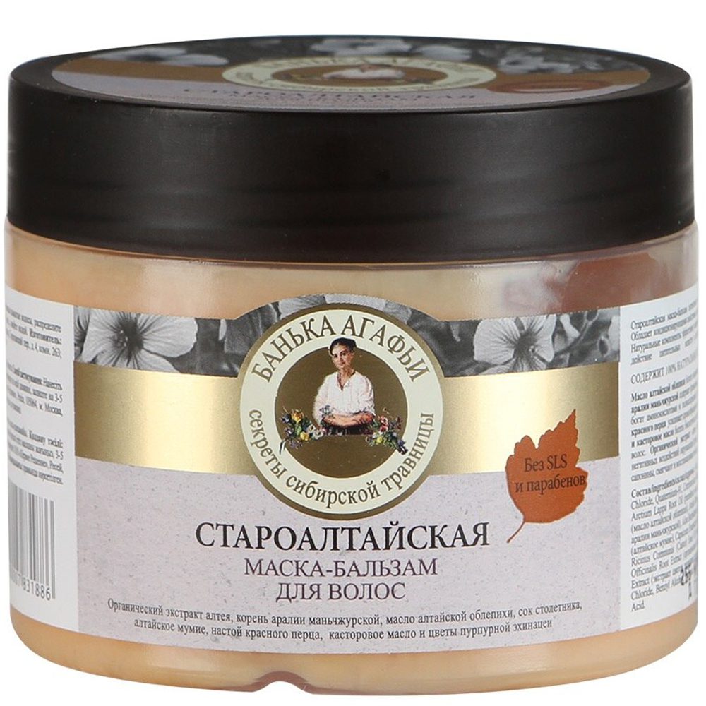 Рецепты бабушки Агафьи Банька Агафьи Маска-бальзам д/волос староалтайская 300 мл