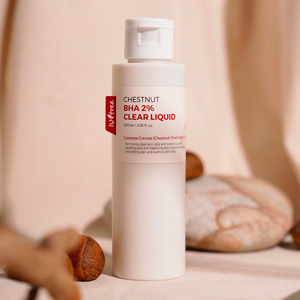 IsNtree Кислотный тонер для очищения пор Chestnut BHA 2% Clear Liquid