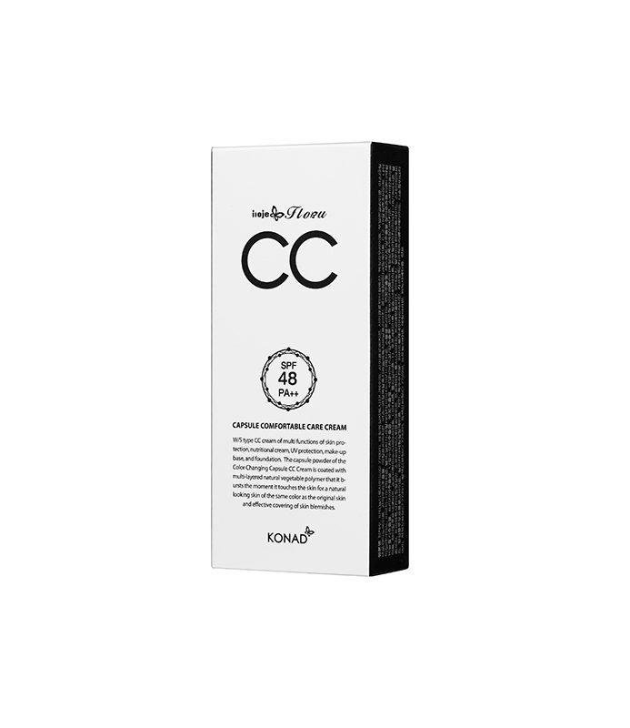 KONAD ILOJE Flobu CC CREAM капсульный СС крем защита от солнца SPF48/PA++ и антивозраст эффект 30мл