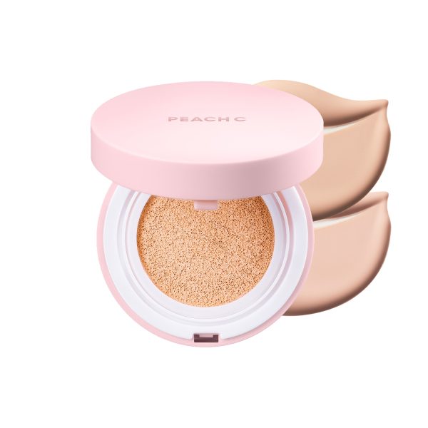 PEACH C Focus On Air Velvet Cushion 02 BEIGE Кушон для лица, оттенок 02