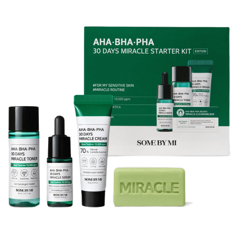Some By Mi AHA-BHA-PHA 30 Days Miracle Starter Edition, Набор для проблемной кожи 150 мл