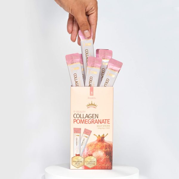 БДЖ Желе коллагеновое с гранатом Jinskin Collagen Pomegranate Jelly sticks (20g x 10шт)