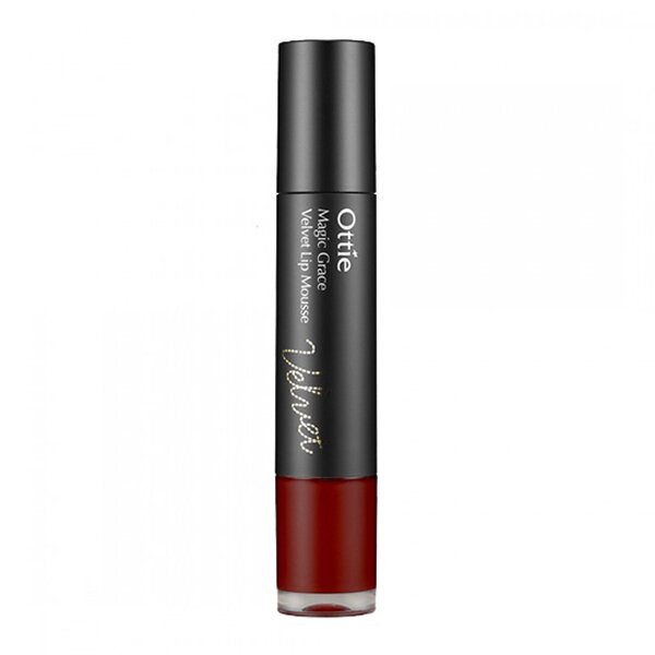Ottie Magic Grace Velvet Lip Mousse 6- Noble Burgundy Матовая помада для губ (7 мл)