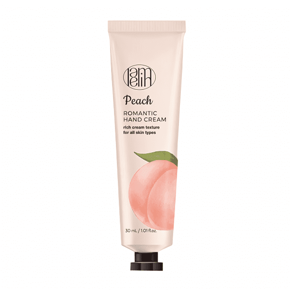 Lamelin Romantic Hand Cream Peach,Крем для рук с экстрактом персика 30 мл