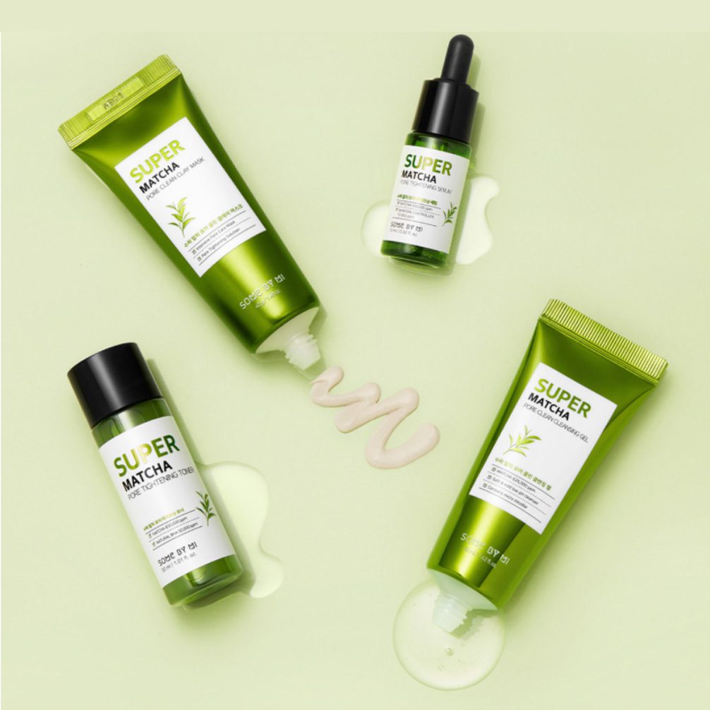 Some By Mi Super Matcha Pore Care Starter Kit Набор миниатюр с Матча