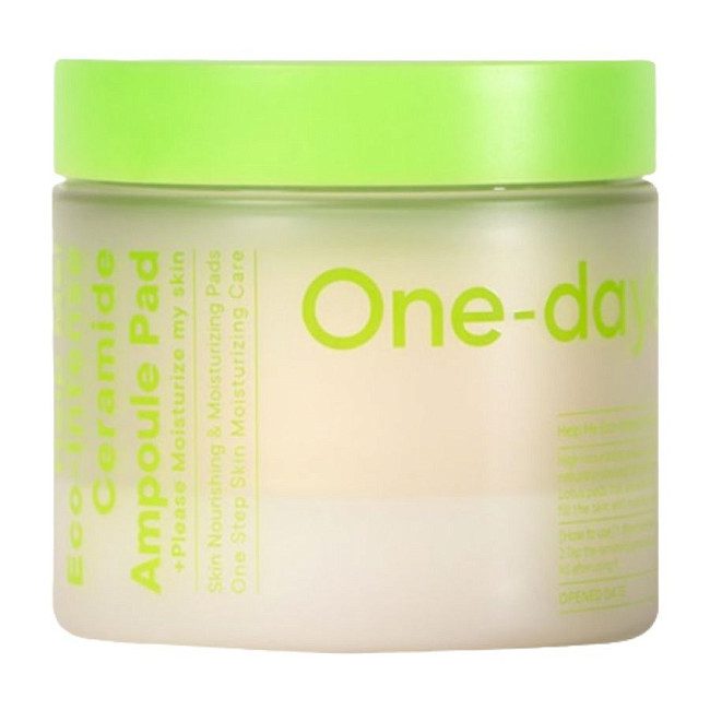 ONE DAY'S YOU Help Me ECO-INTENSE CERAMIDE AMPOULE PAD Тонер-пэды c керамидами (160 мл/90 шт)