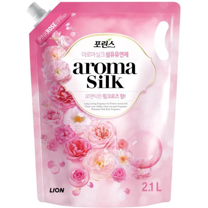 LN Кондиционер для белья с ароматом Розы "Aroma Silk", 2.1 л (мягкая упаковка)