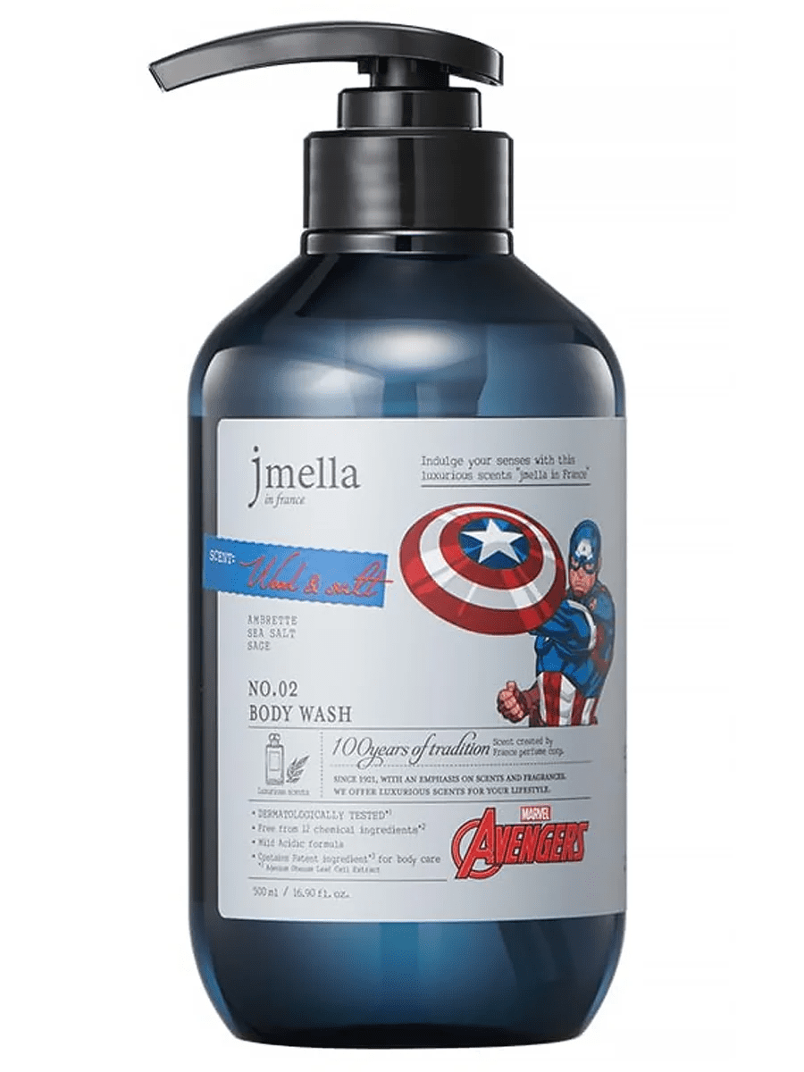 Jmella In France marvel wood & salt body wash Парфюмированный гель для душа, 500 мл