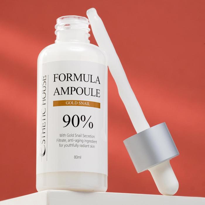 ESTHETIC HOUSE Сыворотка для лица ЗОЛОТО/УЛИТКА Formula Ampoule Gold Snail, 80 мл ESTHETIC HOUSE Сыворотка для лица ЗОЛОТО/УЛИТКА Formula Ampoule Gold Snail, 80 мл