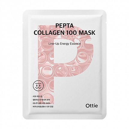 Ottie Pepta Collagen 100 Mask Тканевая маска (23 гр) Ottie Pepta Collagen 100 Mask Тканевая маска (23 гр)