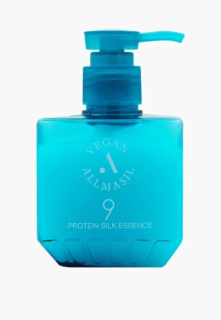 ALLMASIL 9 Несмываемая защищающая эссенция для волос Protein Silk Essence 200 мл