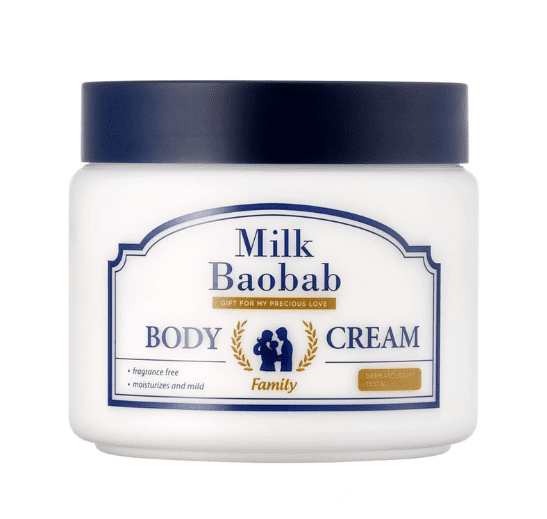 MilkBaobab Крем для тела глубокоувлажняющий/Family Body Cream 500гр