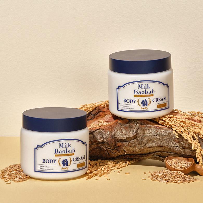 MilkBaobab Крем для тела глубокоувлажняющий/Family Body Cream 500гр