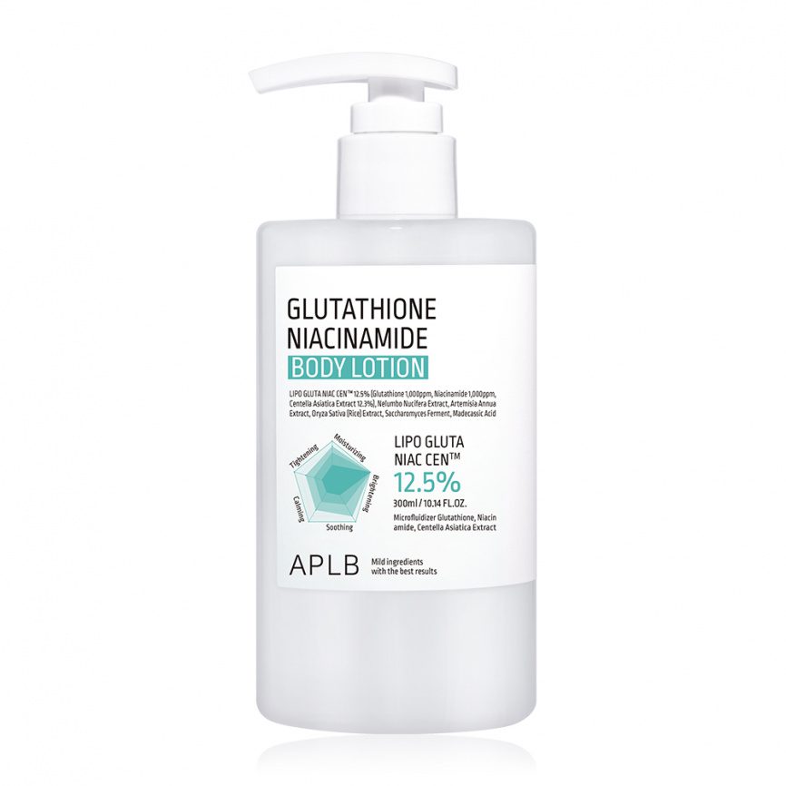 APLB Лосьон для тела с глутатионом и ниацинамидом Glutathione Niacinamide Body Lotion 300 мл