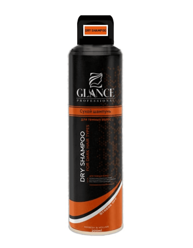 GLANCE Шампунь сухой для ТЁМНЫХ волос For Dark Hair Types Dry Shampoo, 200 мл