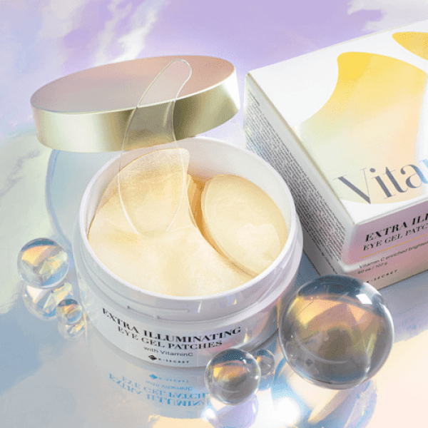 K-SECRET Extra Illuminating Eye Gel Patches (Vitamin C) Патчи для глаз, 60 шт