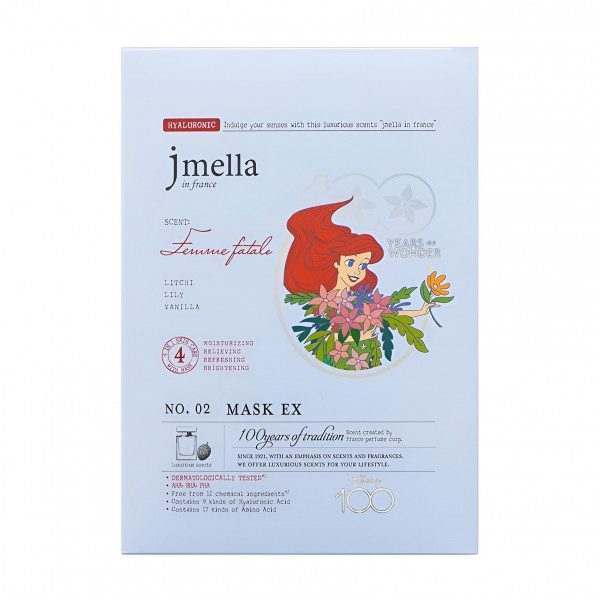 Jmella in France Disney Daily Mask EX Femme Fatale Маска для лица с ароматом личи, лилии и ванили 30