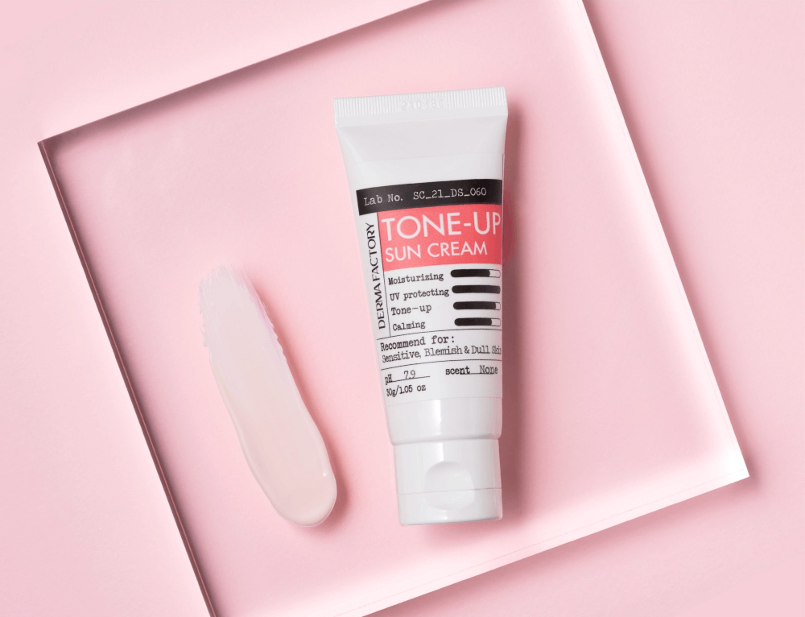 Derma Factory Крем тонизирующий солнцезащитный/Inorganic tone-up sun cream SPF50+ PA++++, 50мл