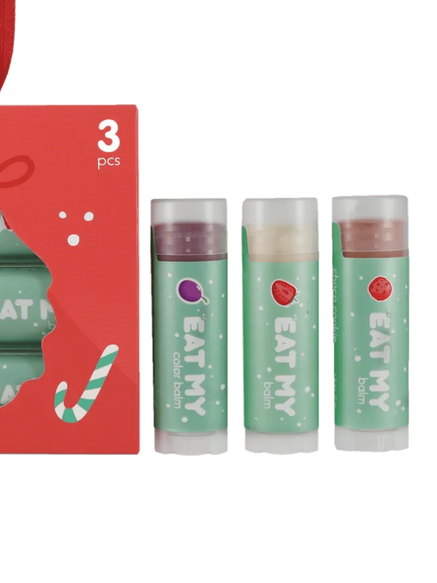 EAT MY набор бальзамов для губ «Домашний уют», 3 шт