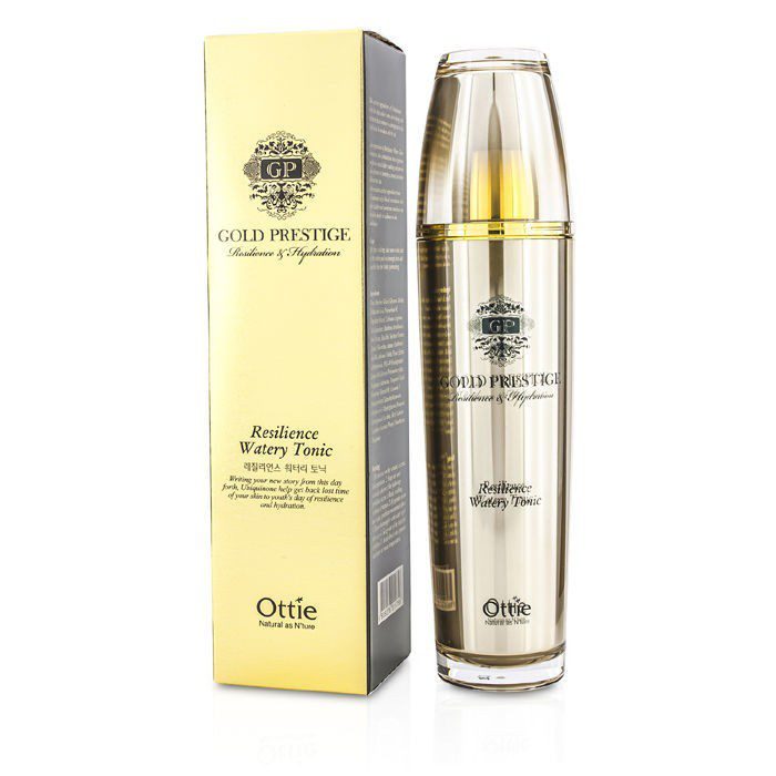 OTTIE Gold Prestige Resilience Watery Tonic Увлажняющий тоник для упругости кожи (120 мл)