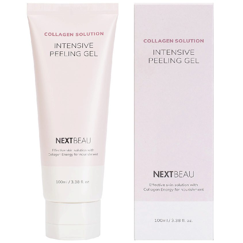 NEXTBEAU Омолаживающий отшелушивающий гель с гидролизованным/Collagen Solution Intensive Peeling Gel