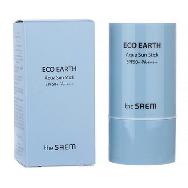 THE SAEM Увлажняющий солнцезащитный стик для лица/Eco Earth Aqua Sun Stick 22g SPF 50+ PA++++