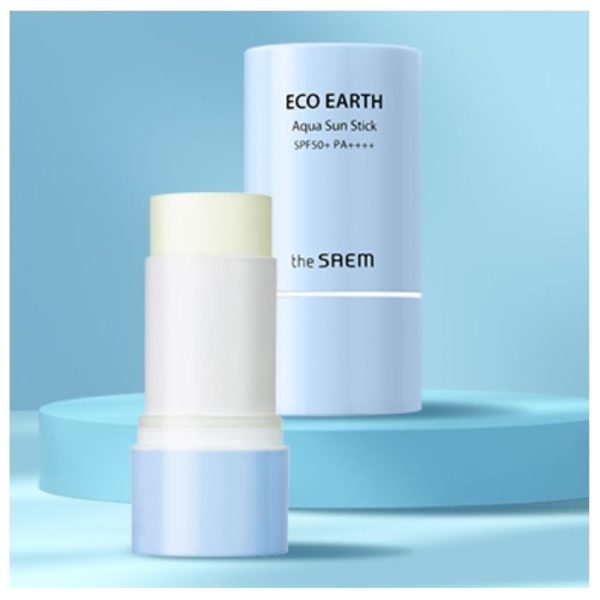 THE SAEM Увлажняющий солнцезащитный стик для лица/Eco Earth Aqua Sun Stick 22g SPF 50+ PA++++