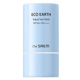 THE SAEM Увлажняющий солнцезащитный стик для лица/Eco Earth Aqua Sun Stick 22g SPF 50+ PA++++