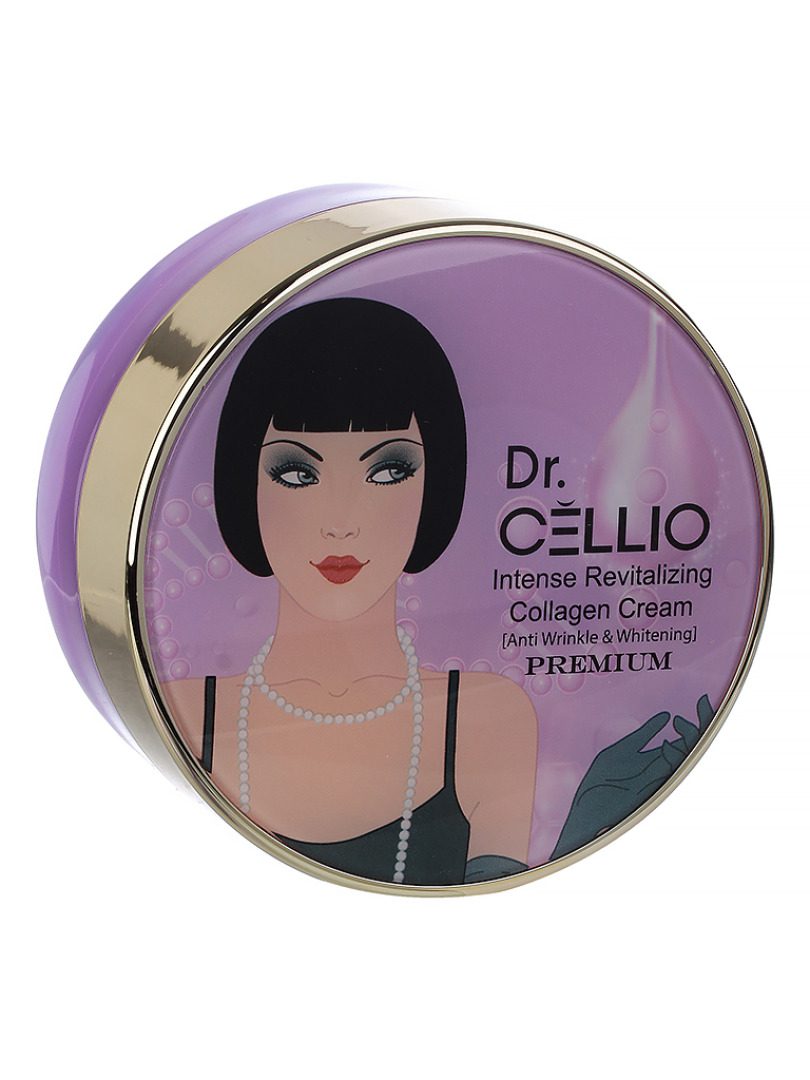 Dr.CELLIO INTENSE REVITALIZING COLLAGEN CREAM Крем для лица с гидролизованным коллагеном 100мл