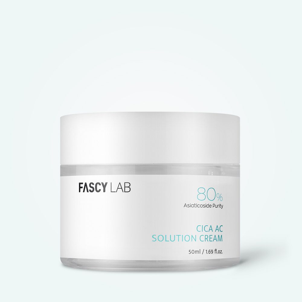 Fascy Lab Cica AC Solution Cream Увлажняющий крем против акне с Cica, 50 мл