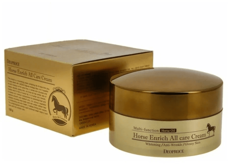 Deoproce Питательный крем для лица с лошадиным жиром Horse Enrich All Care Cream