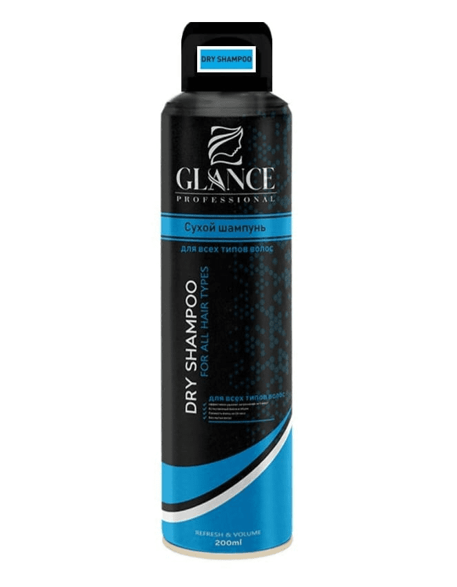 GLANCE Шампунь сухой для ВСЕХ ТИПОВ волос All Hair Dry Shampoo, 200 мл