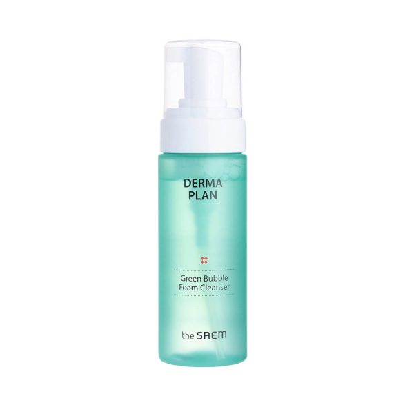 THE SAEM Пенка-мусс для умывания Derma Plan Green Bubble Foam Cleanser 150мл