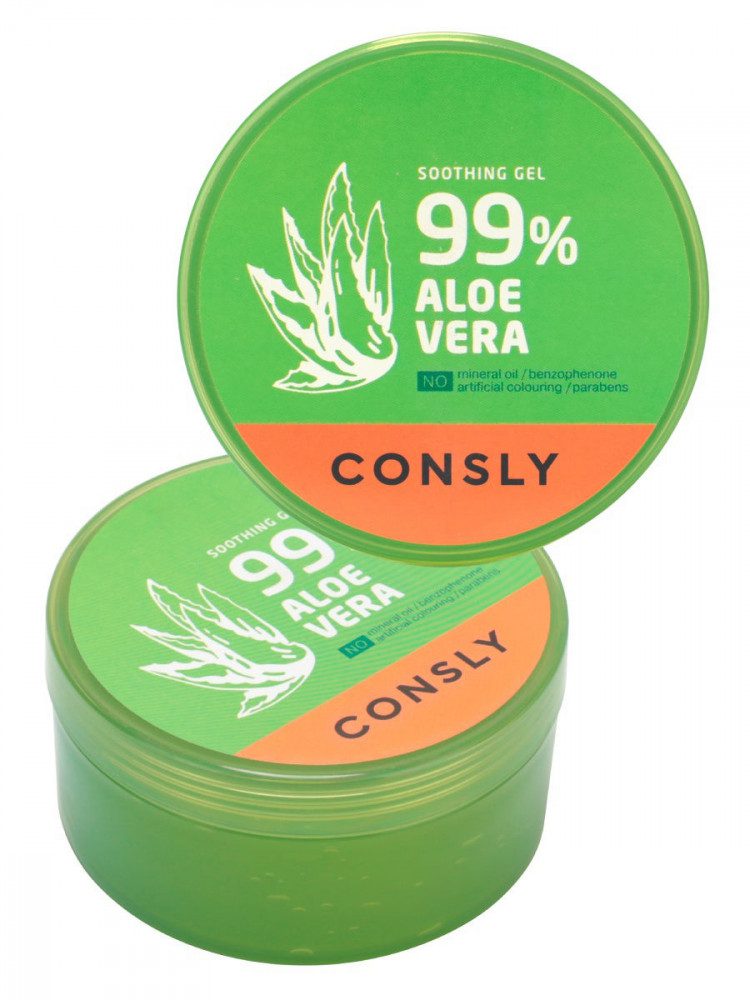 Consly Гель успокаивающий с экстрактом алоэ вера Aloe Vera Soothing Gel, 300ml