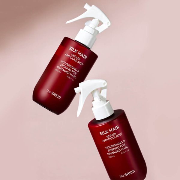 THE SAEM Спрей-сыворотка для волос ампульный восстанавливающий/Silk Hair Repair Ampoule Mist 205мл