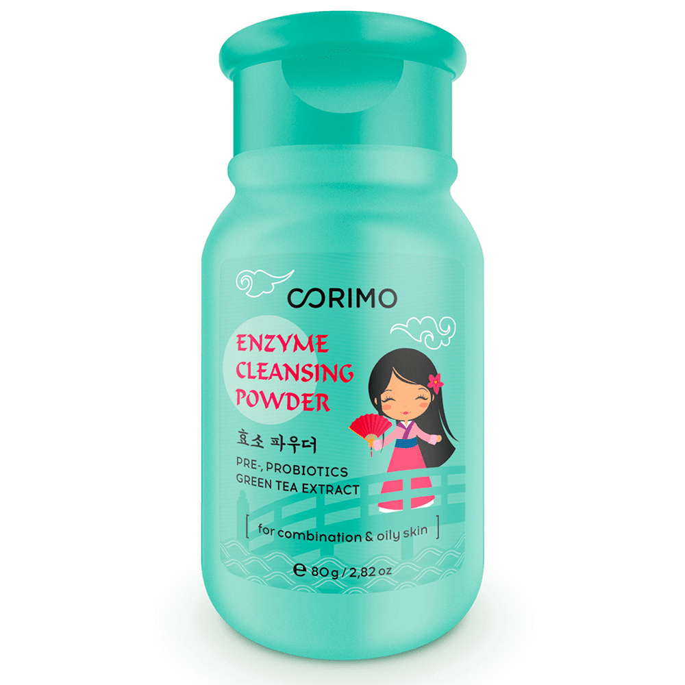 CORIMO Энзимная пудра для умывания для  жирной кожи лица 80 г
