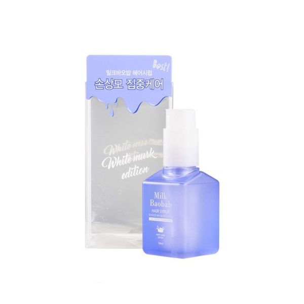 MilkBaobab Эссенция для волос с ароматом белого мускуса/Hair Syrup Essense White Musk 100мл