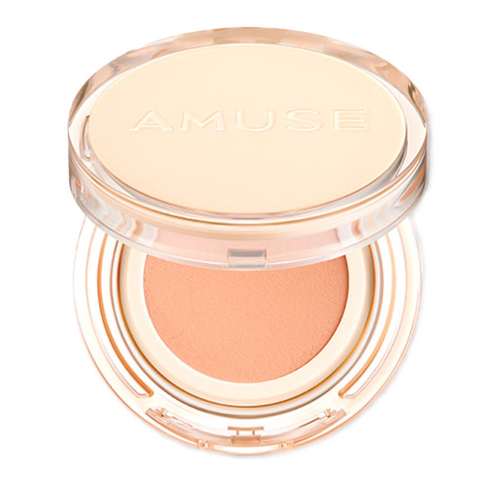 AMUSE Тональный кушон с влажным финишем/Dew Jelly Vegan Cushion SPF38PA+++ 02 Nude