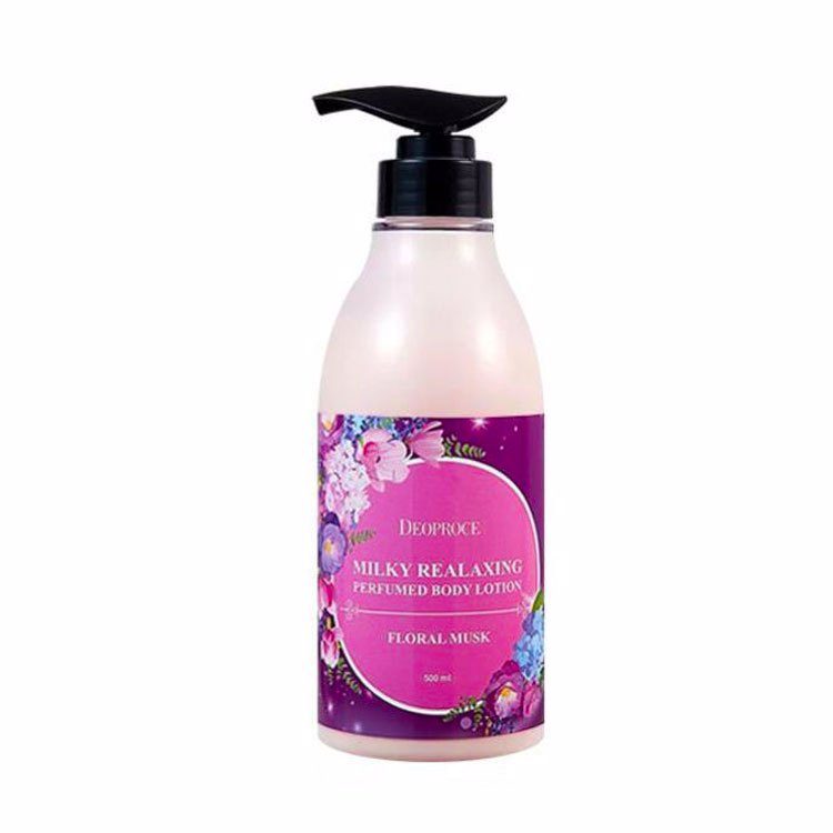 Deoproce Лосьон для тела аромат лаванды  Milky Relaxing Perfumed Body Lotion Floral Musk