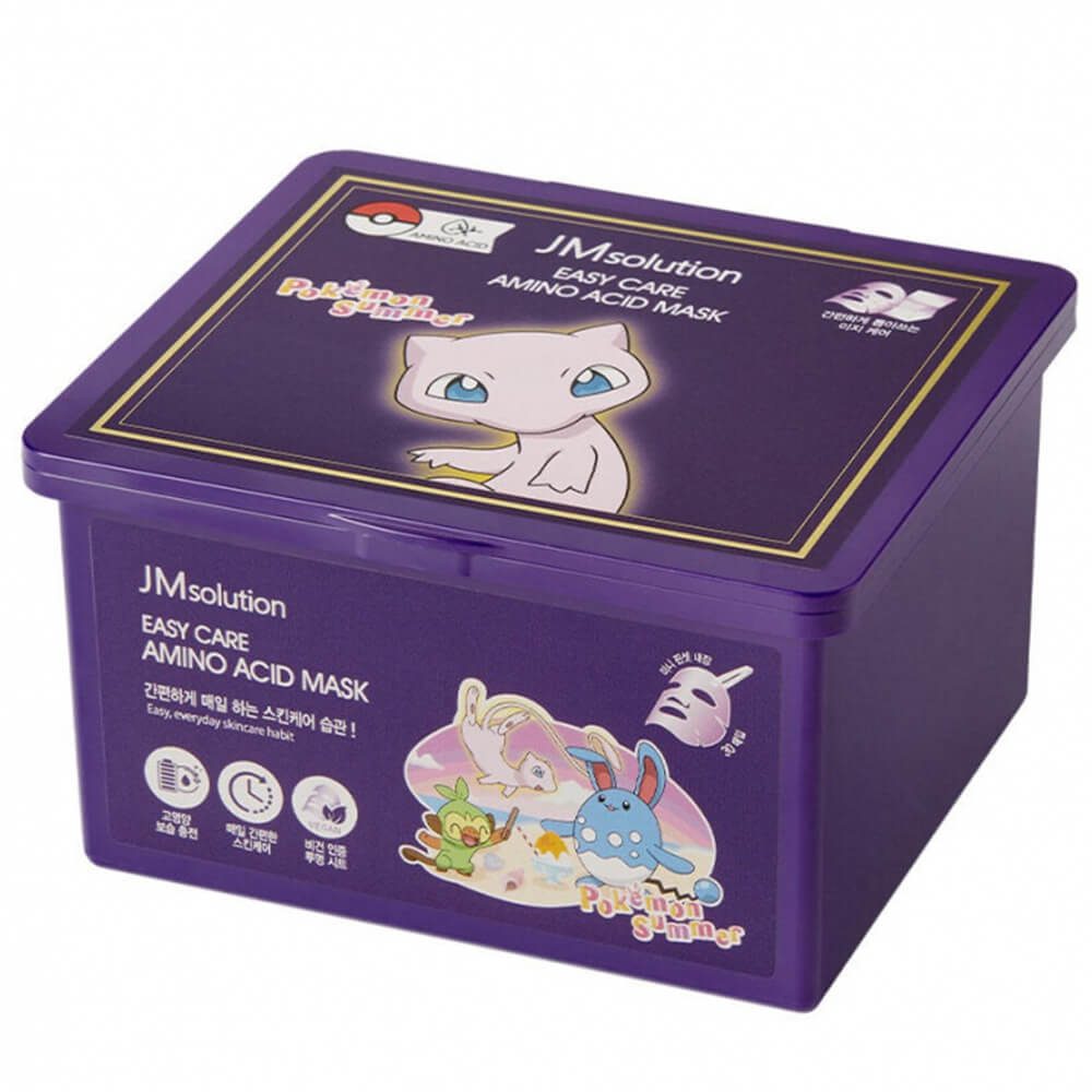 JM solution Easy Care Amino Acid Mask - Набор тканевых масок с аминокислотами 30шт