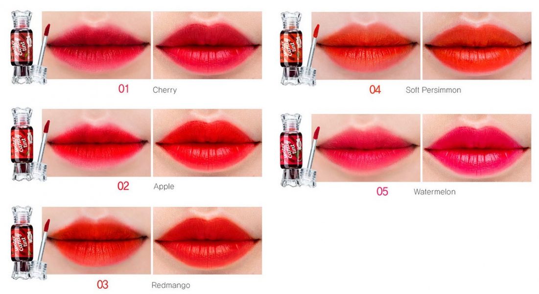 THE SAEM Тинт для губ Конфетка с оттенком красного яблока/Saemmul Water Candy Tint 02 Apple10 г