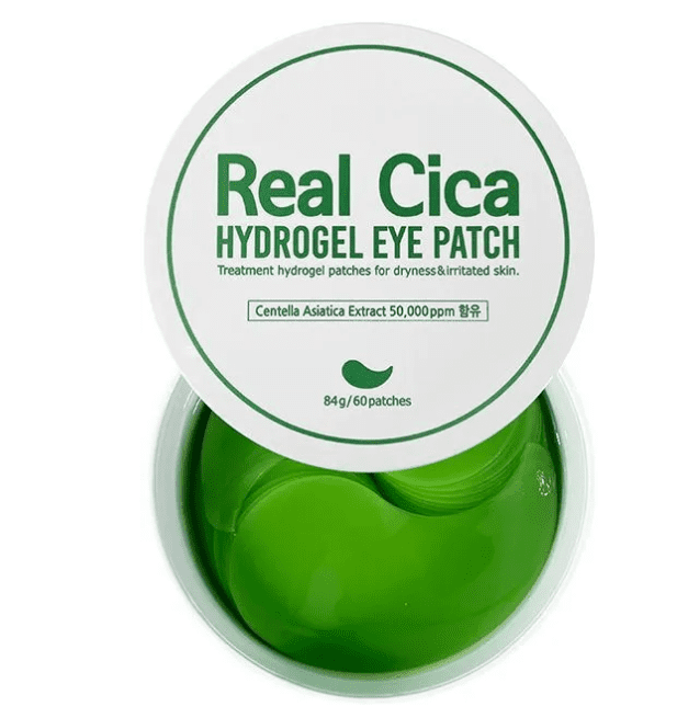 Prreti Патчи для глаз гидрогелевые с центеллой против отечности/Eye Patch Real Cica Hydrogel 60 шт