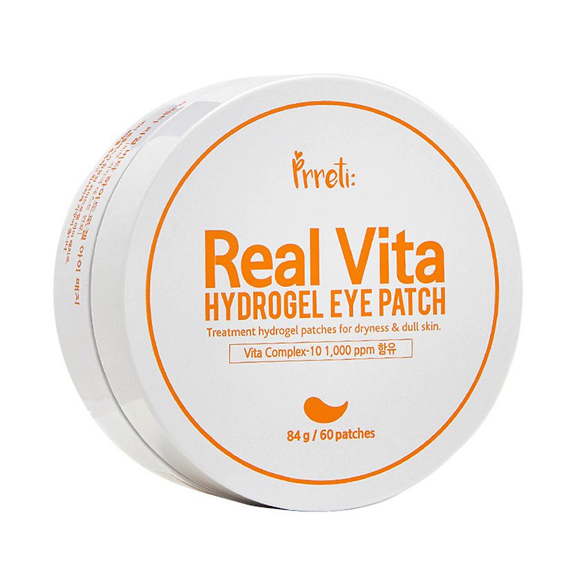 Prreti Патчи для глаз гидрогелевые с комплексом витаминов/Eye Patch Real Vita Hydrogel 60 шт