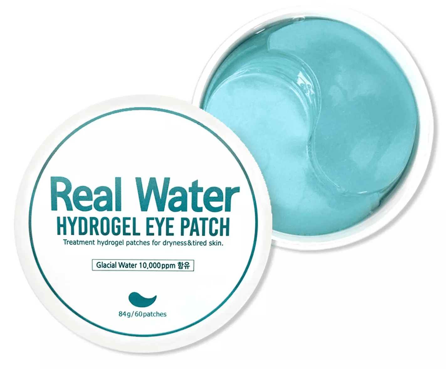 Prreti Патчи для глаз гидрогелевые увлажняющие с ледниковой водой/Eye Patch Real Water Hydrogel 60шт