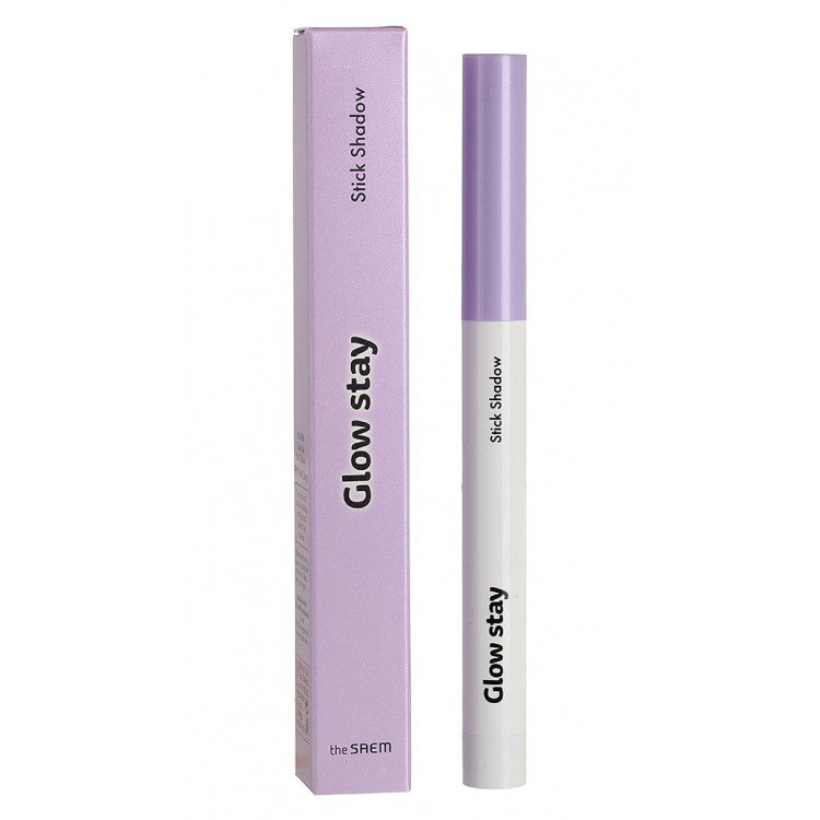 THE SAEM Тени Glow Stay Stick Shadow PP01 Violet Charm