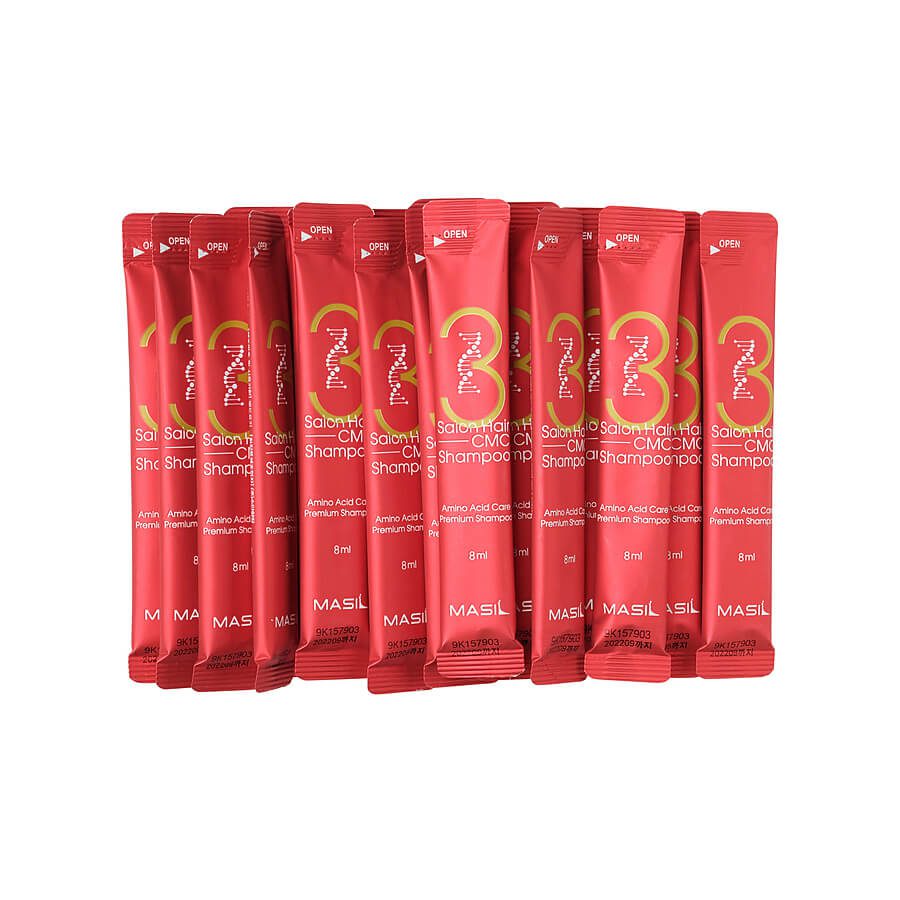 MASIL 3 SALON HAIR CMC SHAMPOO STICK POUCH  шампунь для волос с аминокислотами 8мл*1шт