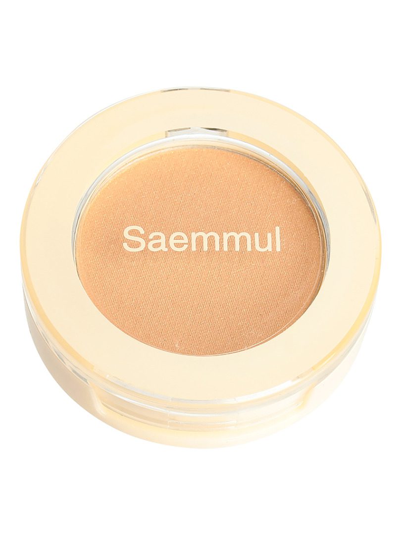 THE SAEM Тени для век мерцающие EYE Saemmul Single Shadow (Shimmer) BE06 Lonely Beige 2гр