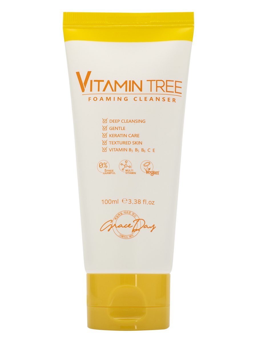 GraceDay  Очищающая пенка для умывания с витаминами - Vitamin Tree Foaming Cleanser, 100мл