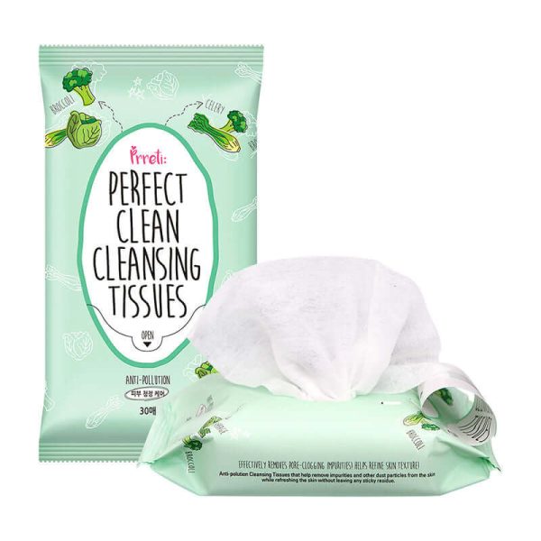 Prreti Салфетки для ежедневного очищения/Tissues Cleansing Perfect Clean 120гр(30шт)
